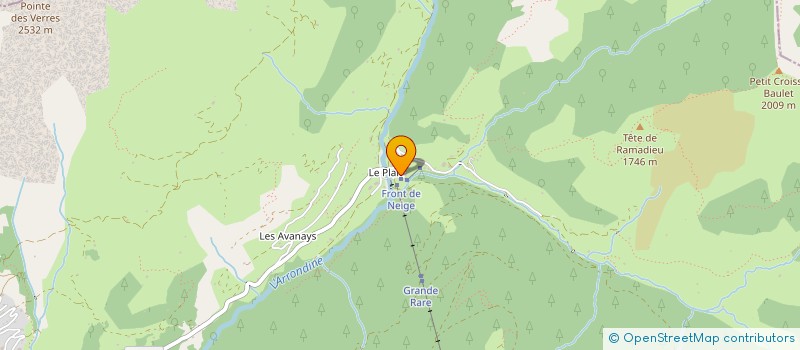 localisation de l'entreprise SCI D'ANGELO CHRISTELLE  LA GIETTAZ