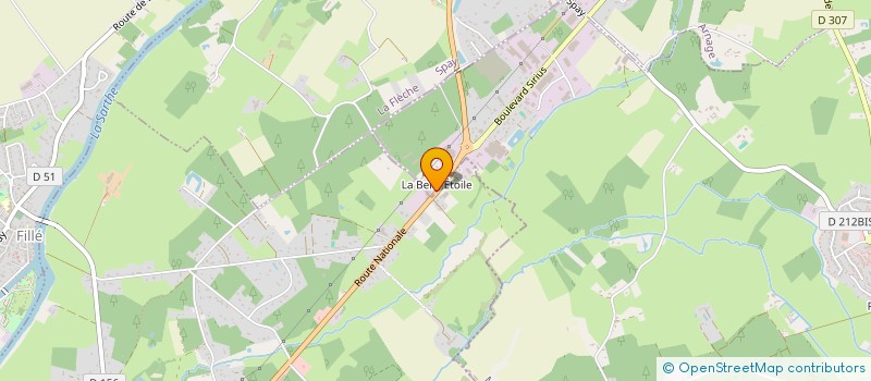 localisation de l'entreprise SCI D'ANGERS  MONCE-EN-BELIN