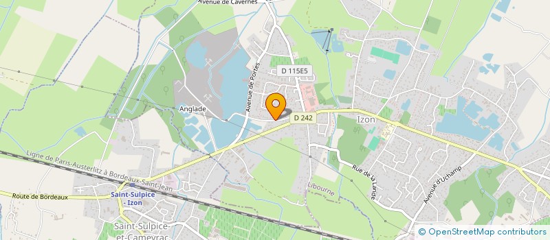 localisation de l'entreprise SCI D'ANGLUMEAU  IZON