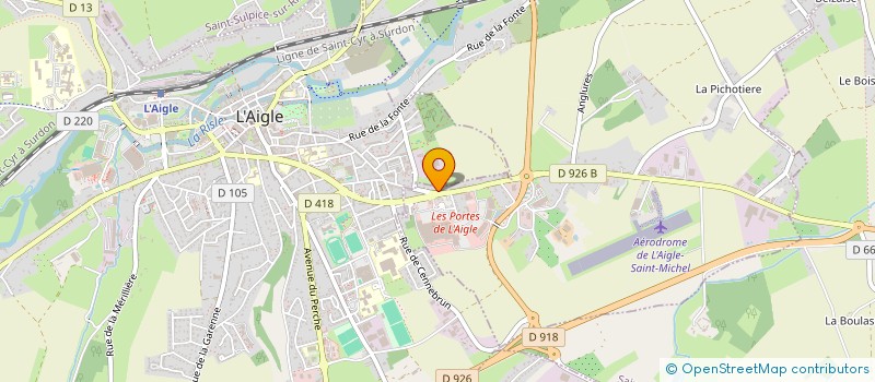 localisation de l'entreprise SCI D'ANGLURES à SAINT-SULPICE-SUR-RISLE