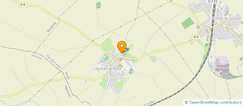 localisation de l'entreprise SCI D'ANGOULEME  ACHIET-LE-PETIT