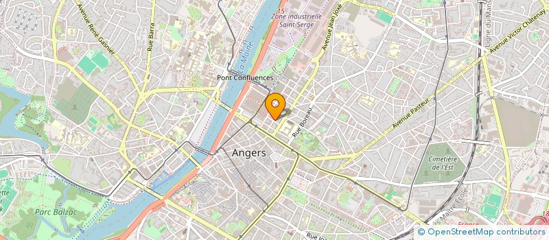 localisation de l'entreprise SCI D ANJOU à ANGERS