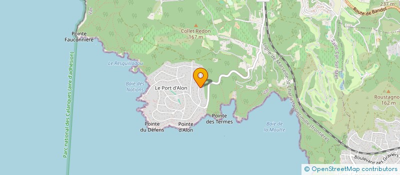 localisation de l'entreprise SCI D'ANKARA à SAINT-CYR-SUR-MER