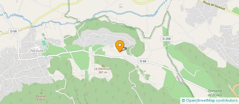localisation de l'entreprise SCI D ANSANNE à NEOULES