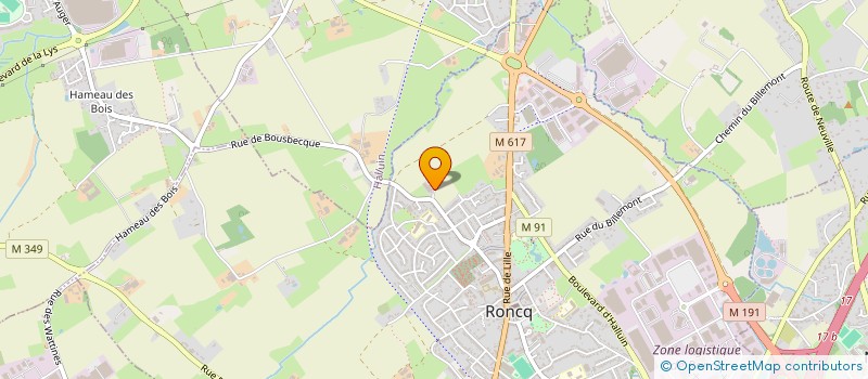 localisation de l'entreprise SCI D'ANTAN à RONCQ