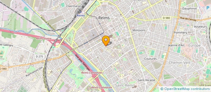 localisation de l'entreprise SCI D'ANTIBES  REIMS