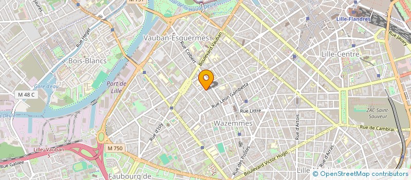 localisation de l'entreprise SCI D'ANTIN à LILLE