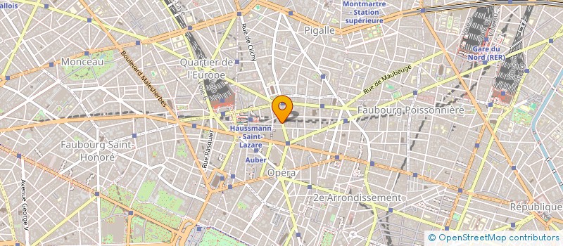 localisation de l'entreprise SCI D'ANTIN  PARIS