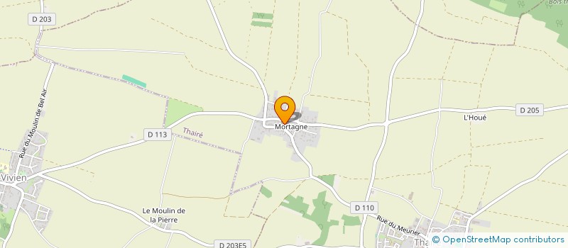 localisation de l'entreprise SCI D ANTIOCHE  LE THOU