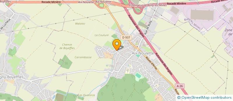 localisation de l'entreprise SCI D'ANTIOCHE  AIX-NOULETTE