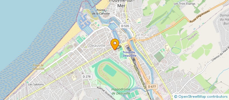 localisation de l'entreprise SCI D ANVERS à DEAUVILLE