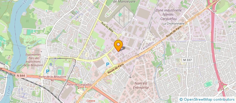 localisation de l'entreprise SCI D'ANVERS  NANTES