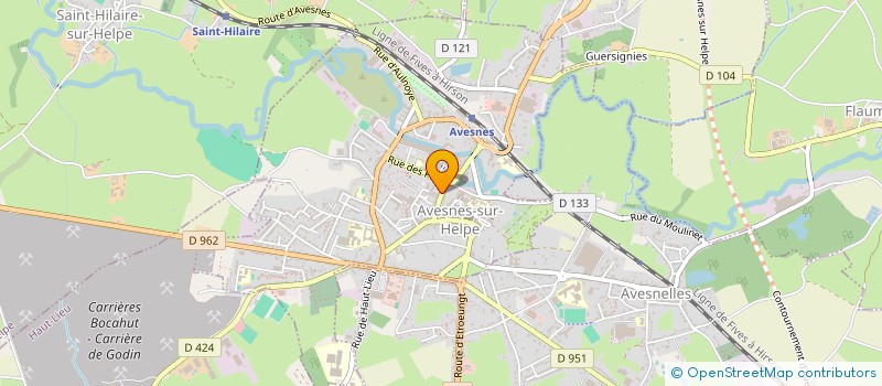 localisation de l'entreprise SCI D ANZIN  AVESNELLES