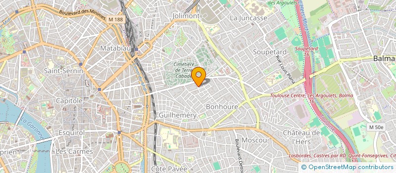 localisation de l'entreprise SCI D'ARAGON à TOULOUSE