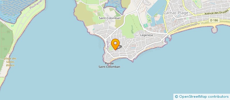 localisation de l'entreprise SCI D ARC  CARNAC