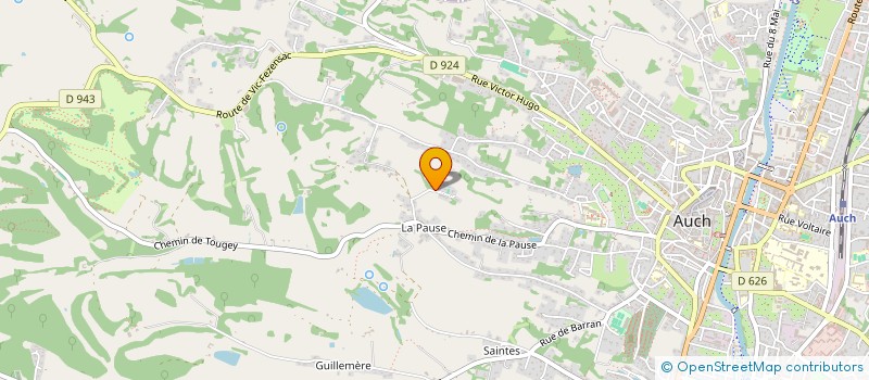 localisation de l'entreprise SCI D'ARCADIE à AUCH