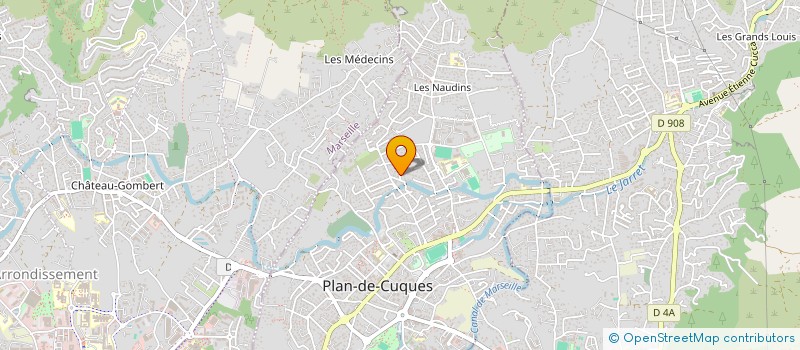 localisation de l'entreprise SCI D'ARCANGELO-AMIR  PLAN-DE-CUQUES