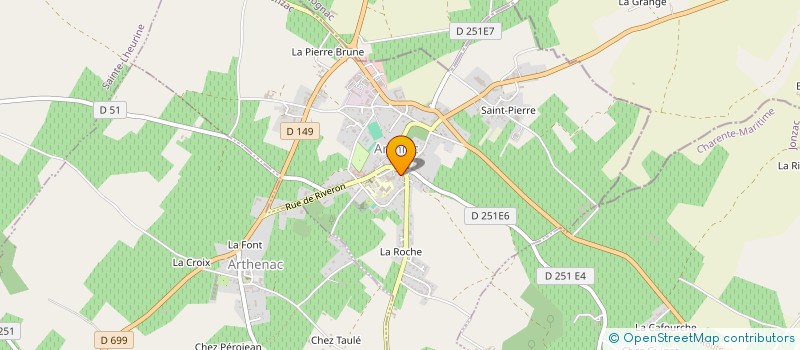 localisation de l'entreprise SCI D'ARCHIAC  ARCHIAC