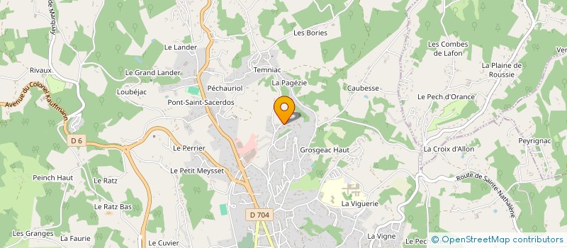 localisation de l'entreprise SCI D'ARCINS à SARLAT-LA-CANEDA