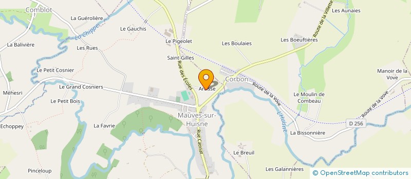 localisation de l'entreprise SCI D'ARCISSE à MAUVES-SUR-HUISNE