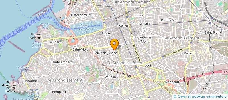 localisation de l'entreprise SCI D'ARCOLE à MARSEILLE