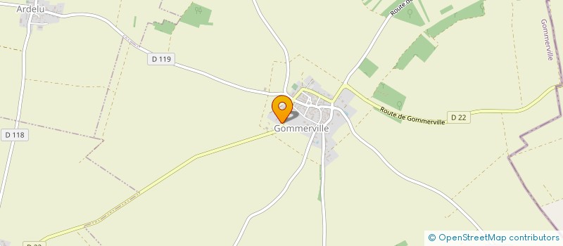 localisation de l'entreprise SCI D'ARDELU à GOMMERVILLE
