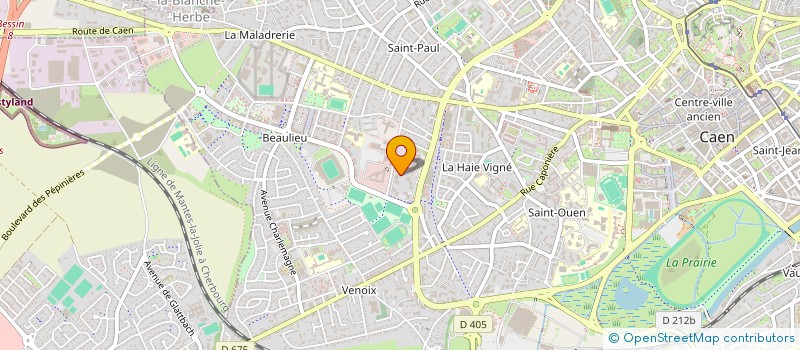 localisation de l'entreprise SCI D'ARDENNES à CAEN