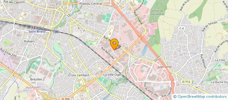 localisation de l'entreprise SCI D AREMBERT à SAINT-BRIEUC