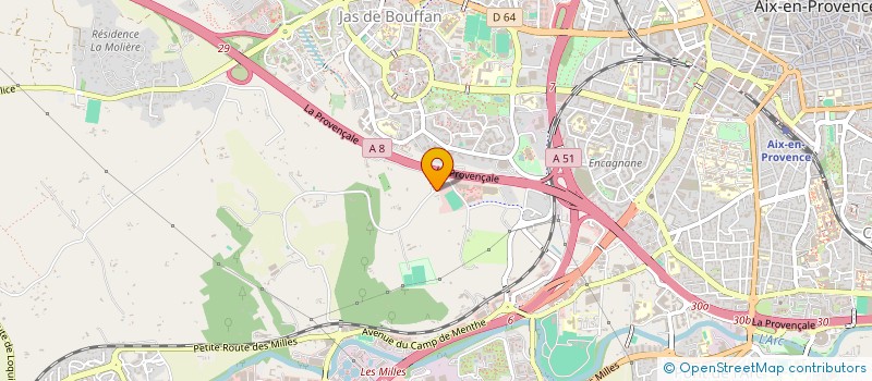 localisation de l'entreprise SCI D ARENA à AIX-EN-PROVENCE
