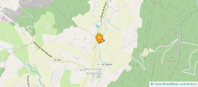 localisation de l'entreprise SCI D'ARGENCE  SAINT-VINCENT-DE-BARRES