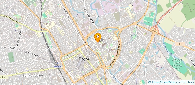 localisation de l'entreprise SCI D'ARGENTEUIL  TROYES