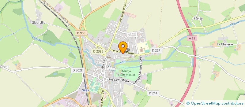 localisation de l'entreprise SCI D ARGENTRE à SEES