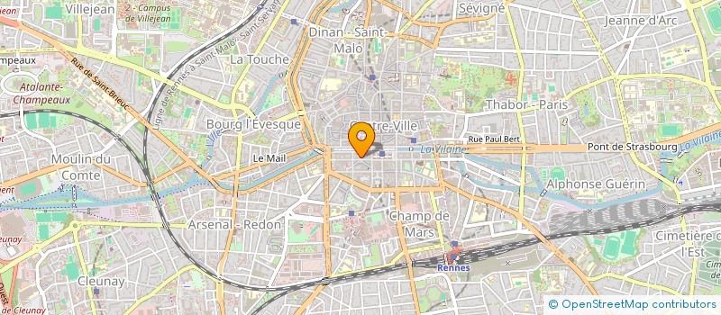 localisation de l'entreprise SCI D'ARGENTRE à RENNES