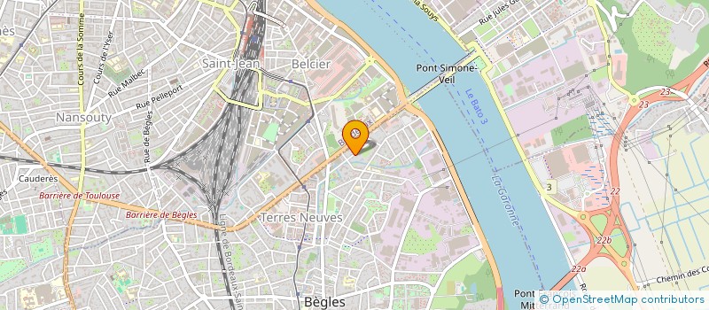 localisation de l'entreprise SCI D'ARGUIN à BEGLES