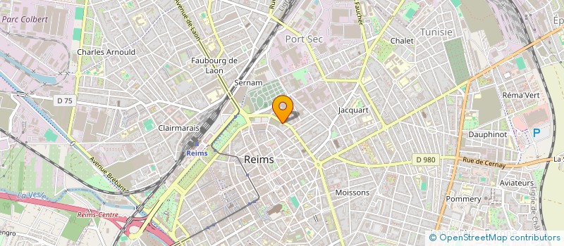 localisation de l'entreprise SCI D ARIA MARINA  REIMS