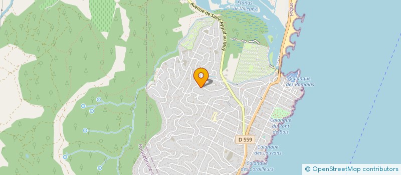 localisation de l'entreprise SCI D ARLAC à FREJUS