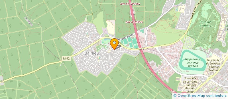 localisation de l'entreprise SCI D'ARLIT à VILLERS-LES-NANCY