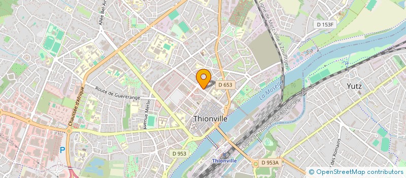 localisation de l'entreprise SCI D'ARLON à THIONVILLE