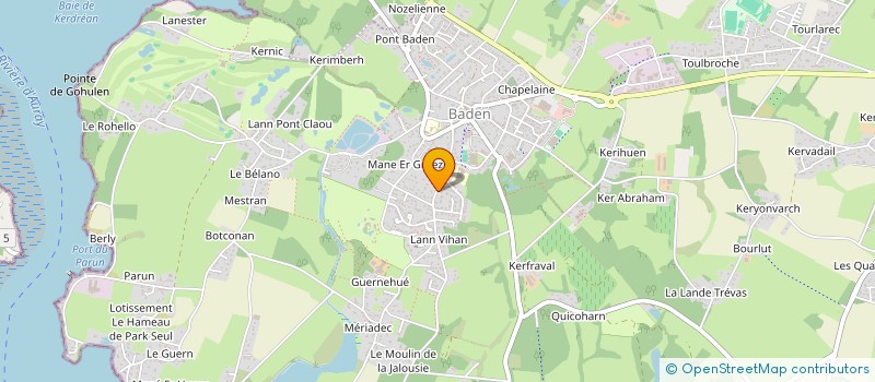 localisation de l'entreprise SCI D'ARMOR  BADEN