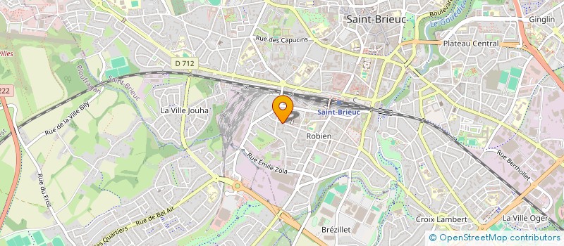 localisation de l'entreprise SCI D'ARMORIKA à SAINT-BRIEUC