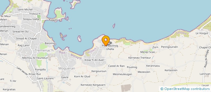 localisation de l'entreprise SCI D'ARMORIQUE  PLOUGUERNEAU