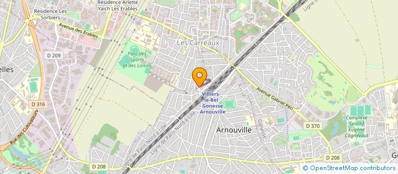 localisation de l'entreprise SCI D'ARNOUVILLE  ARNOUVILLE