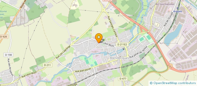 localisation de l'entreprise SCI D'ARRAS  BLENDECQUES