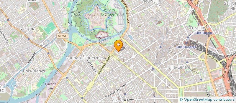localisation de l'entreprise SCI D ARRAS à LILLE