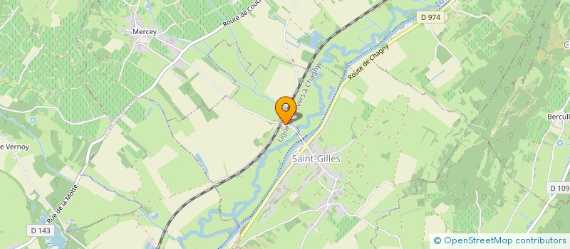 localisation de l'entreprise SCI D'ARSENE  SAINT-GILLES