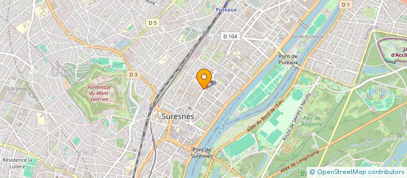 localisation de l'entreprise SCI D ARTAGNAN à SURESNES