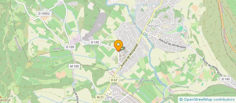 localisation de l'entreprise SCI D'ARTAGNAN  TEYRAN