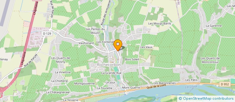 localisation de l'entreprise SCI D'ARTAGNAN&CO à ROCHECORBON