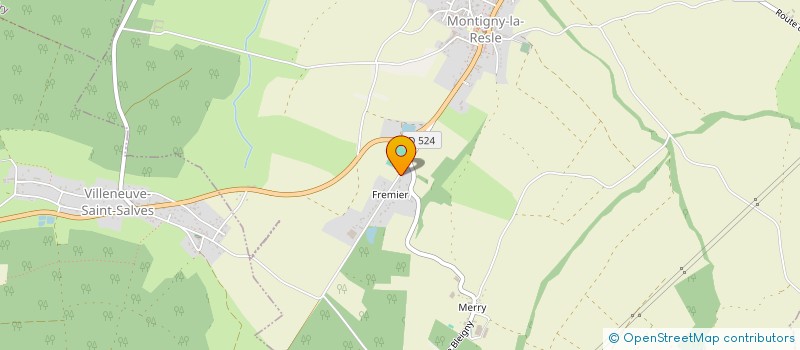 localisation de l'entreprise SCI D'ARTIROMEL  MONTIGNY-LA-RESLE