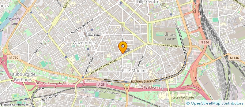 localisation de l'entreprise SCI D'ARTOIS à LILLE
